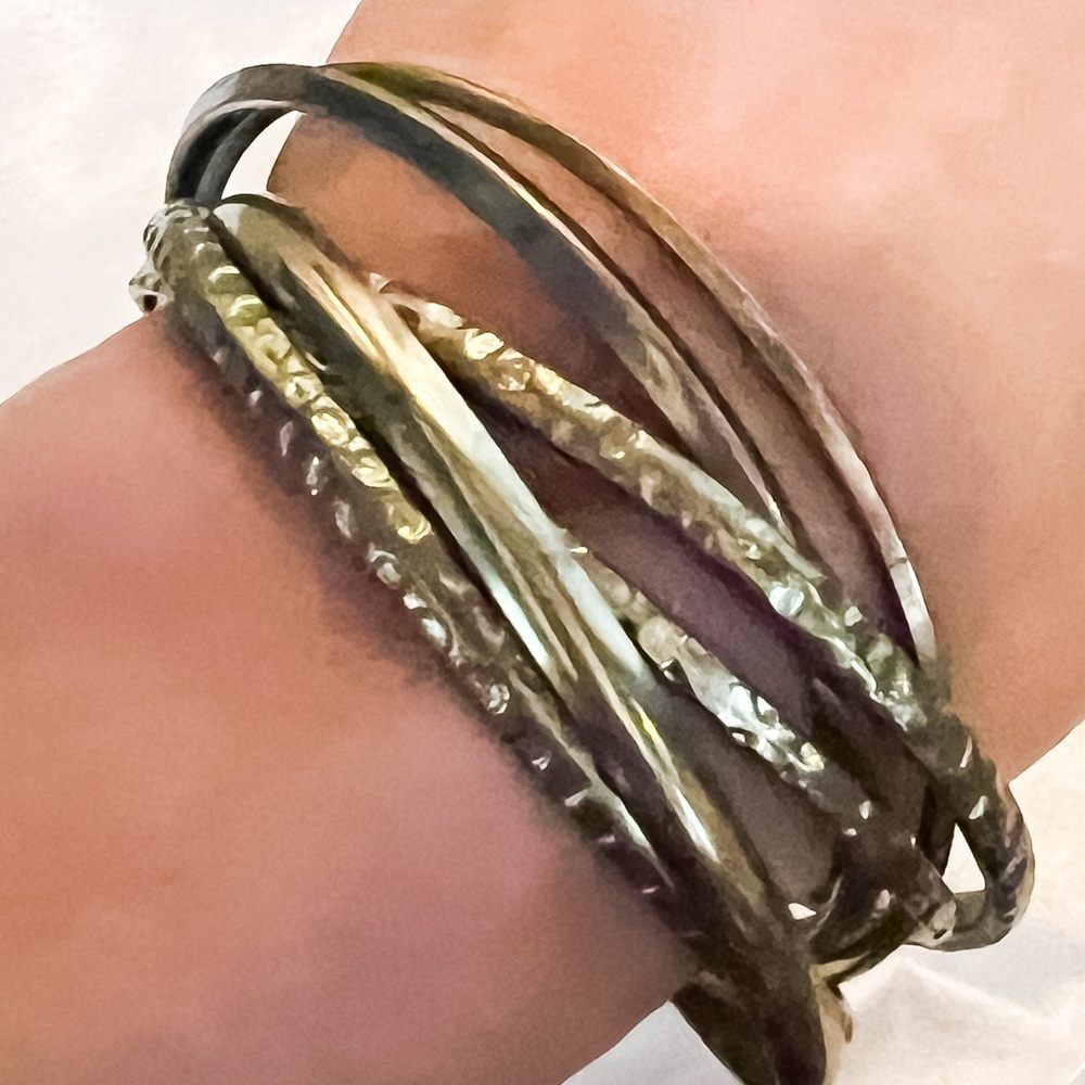 Gold Set of Bracelets